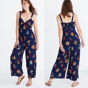 Madewell Plumeria Cut-Out Jumpsuit in Birds of Paradise